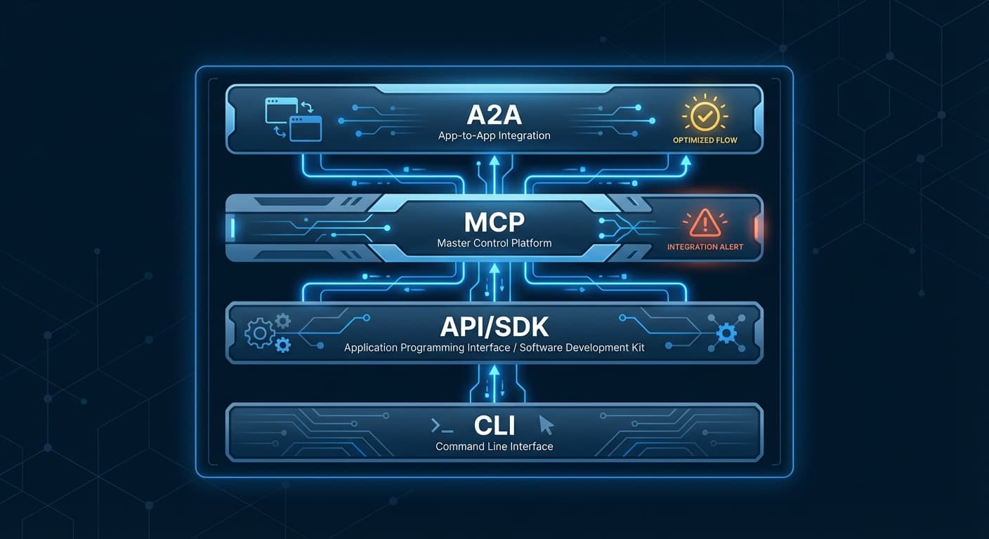 MCP and A2A are complementary standards — MCP for agent-to-tool, A2A for agent-to-agent. Both depend on auth being solved at the layers below.